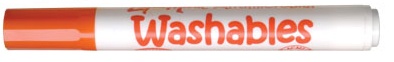 LiquiMark 81205 Non Permanent Markers Orange - Chisel Tip